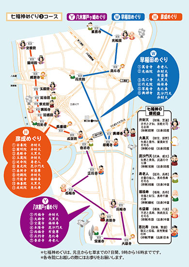 七福神めぐりコース